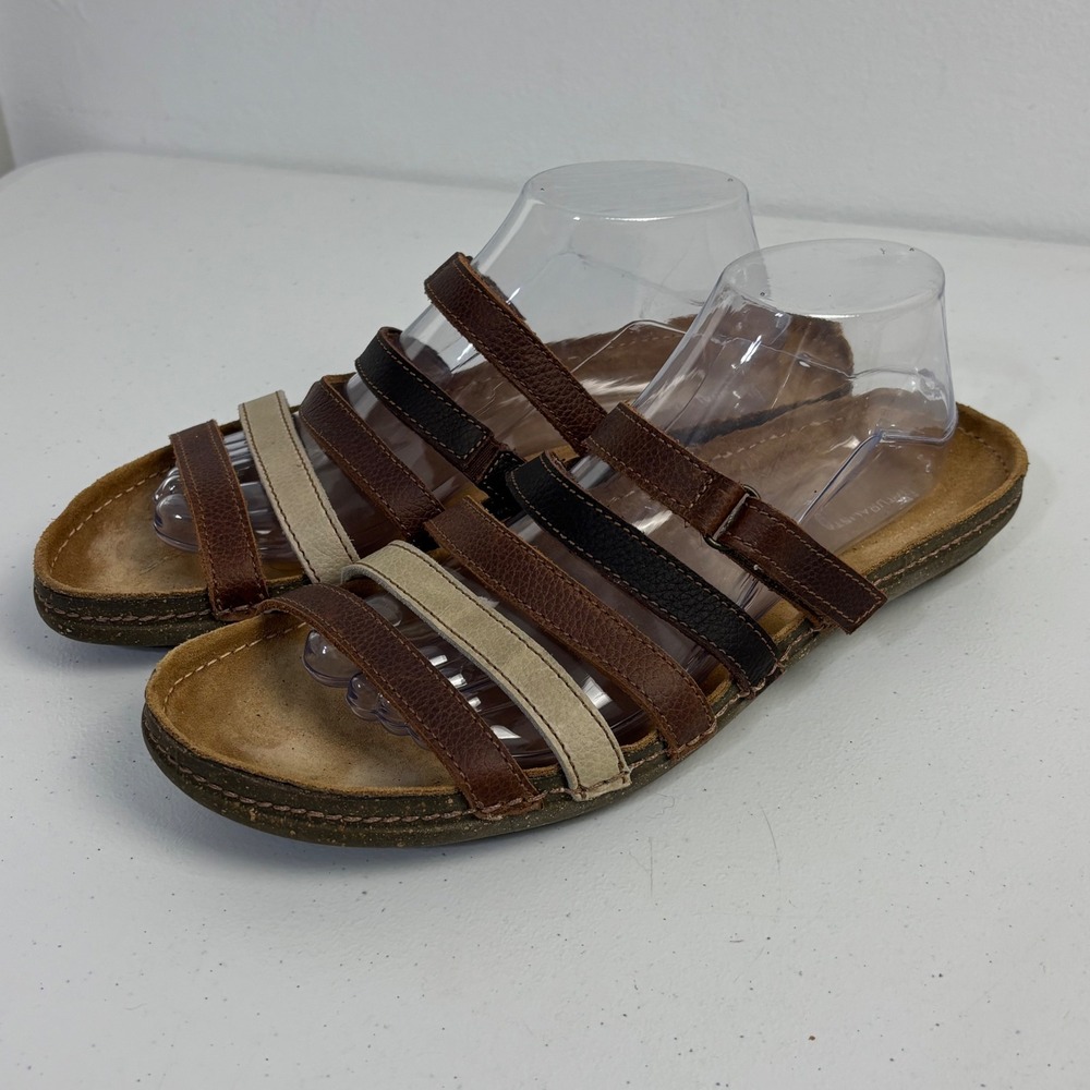 El Naturalista Sandals Boho Earthcore Leather Multi-Strap Granola Spain Women 42